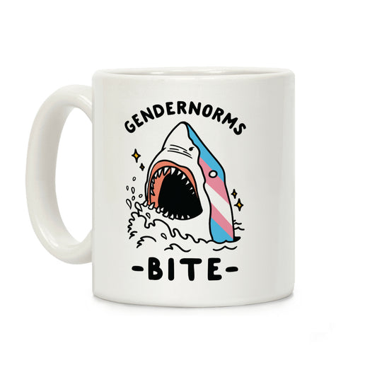 Gendernorms Bite Trans Coffee Mug