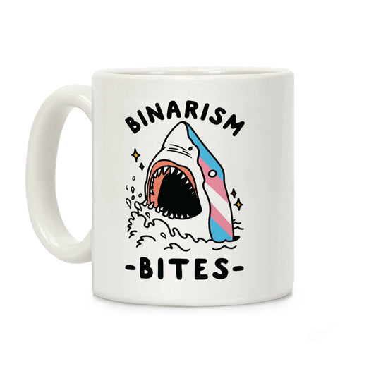 Binarism Bites Transgender Coffee Mug