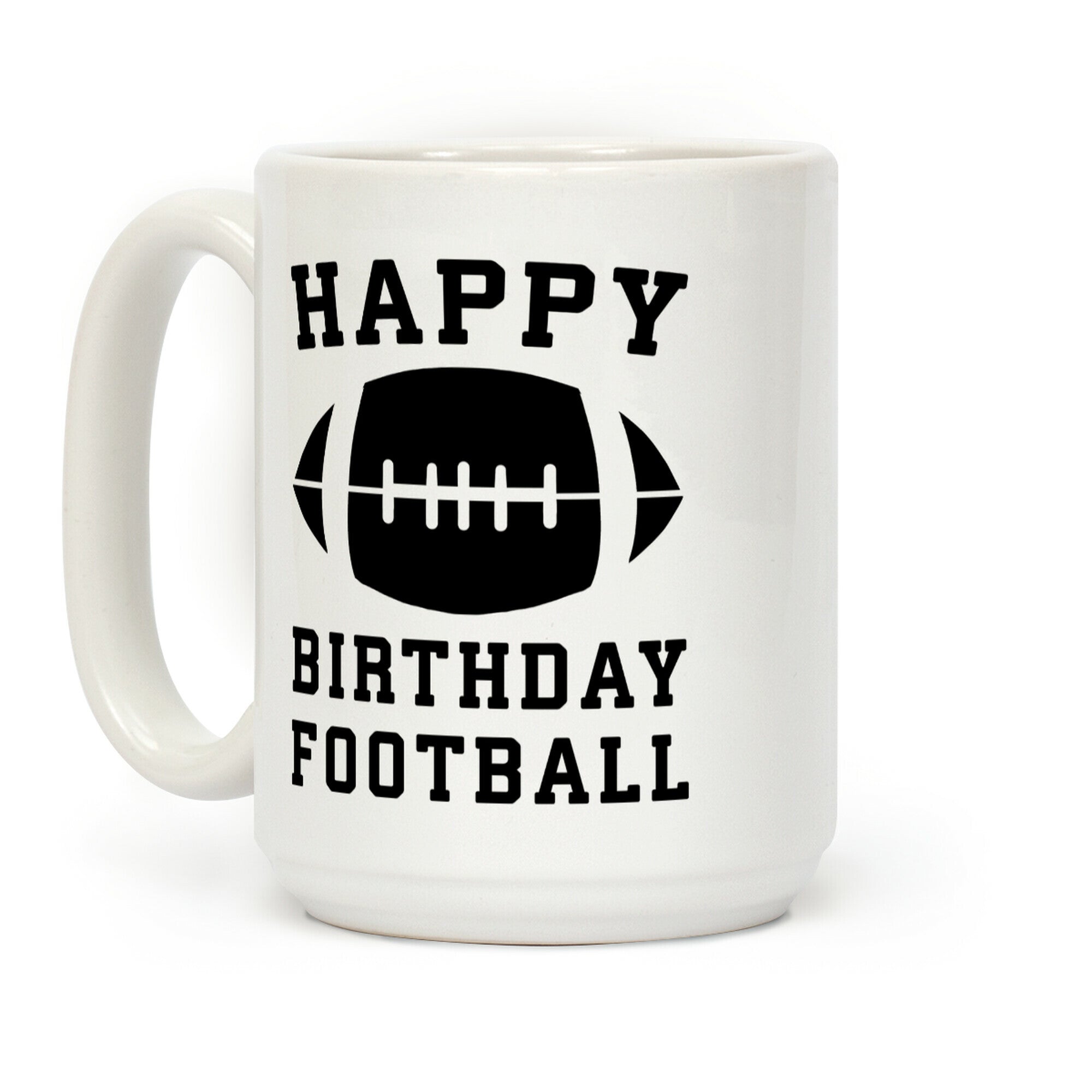 Happy Birthday, Football Coffee Mug