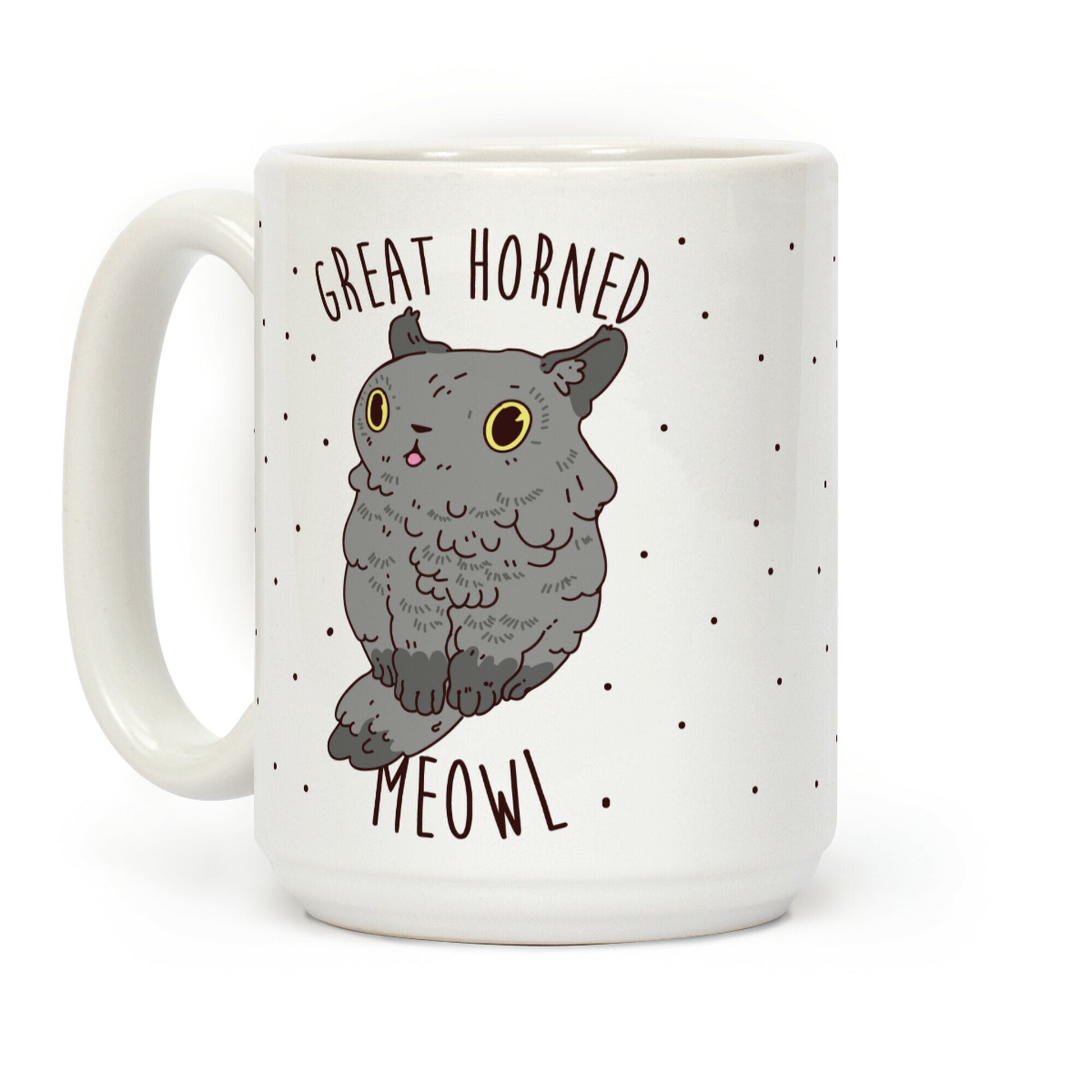 Great Horned Meowl Coffee Mug