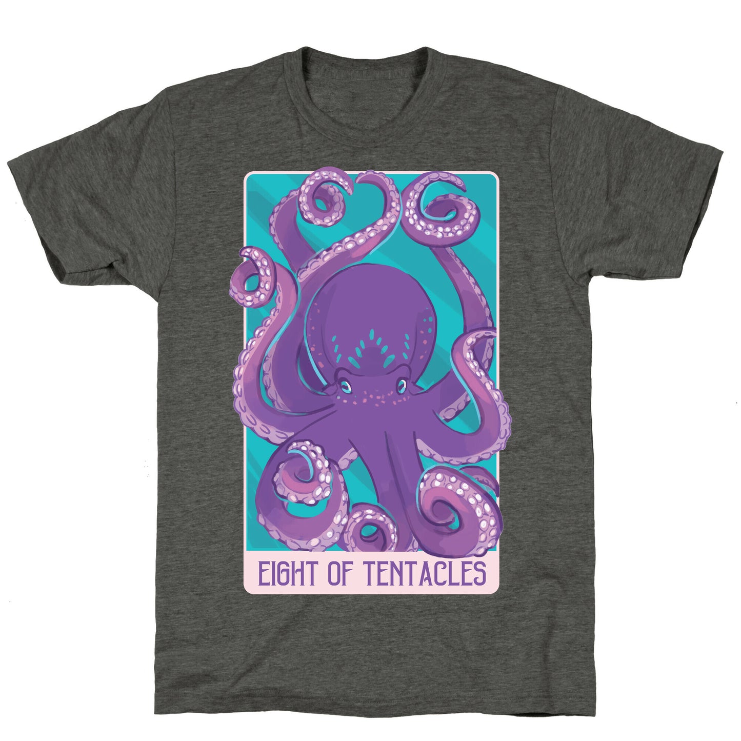 Eight of Tentacles  Unisex Triblend Tee