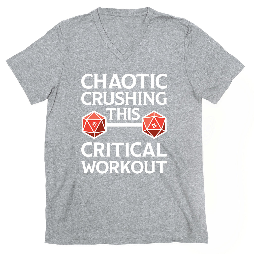 Chaotic Crushing This Critical Workout V-Neck