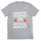 Chaotic Crushing This Critical Workout V-Neck