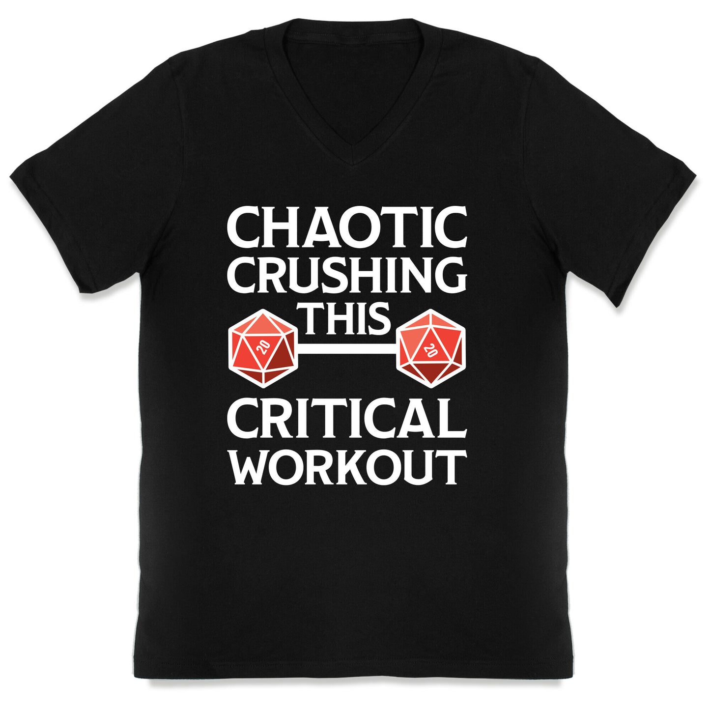 Chaotic Crushing This Critical Workout V-Neck