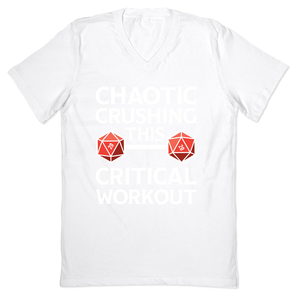 Chaotic Crushing This Critical Workout V-Neck
