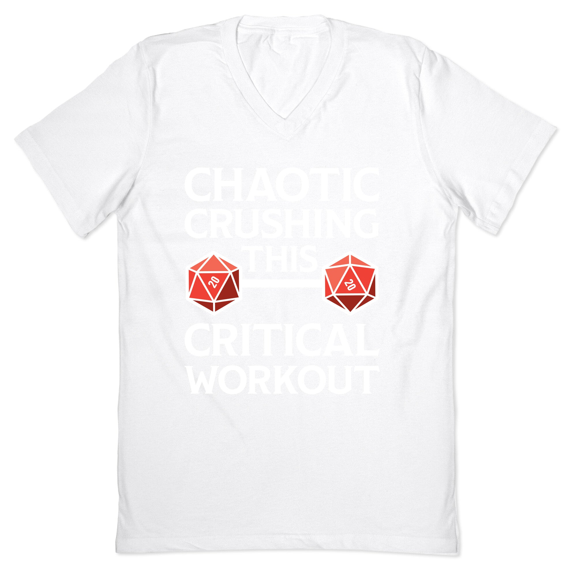 Chaotic Crushing This Critical Workout V-Neck