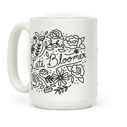 Late Bloomer Floral Coffee Mug
