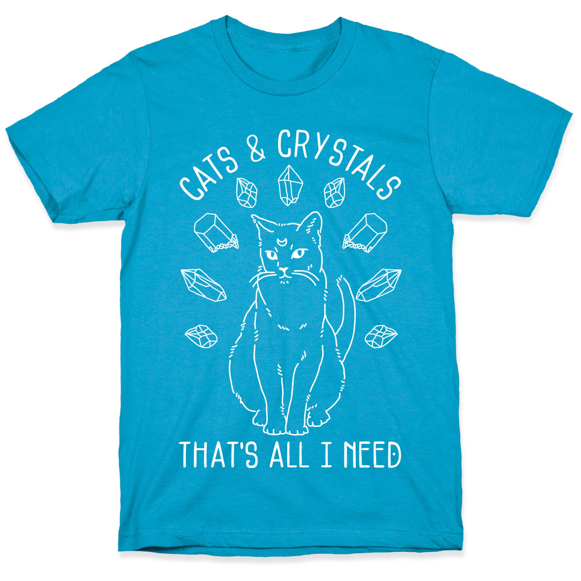 Cats and Crystals Unisex Triblend Tee