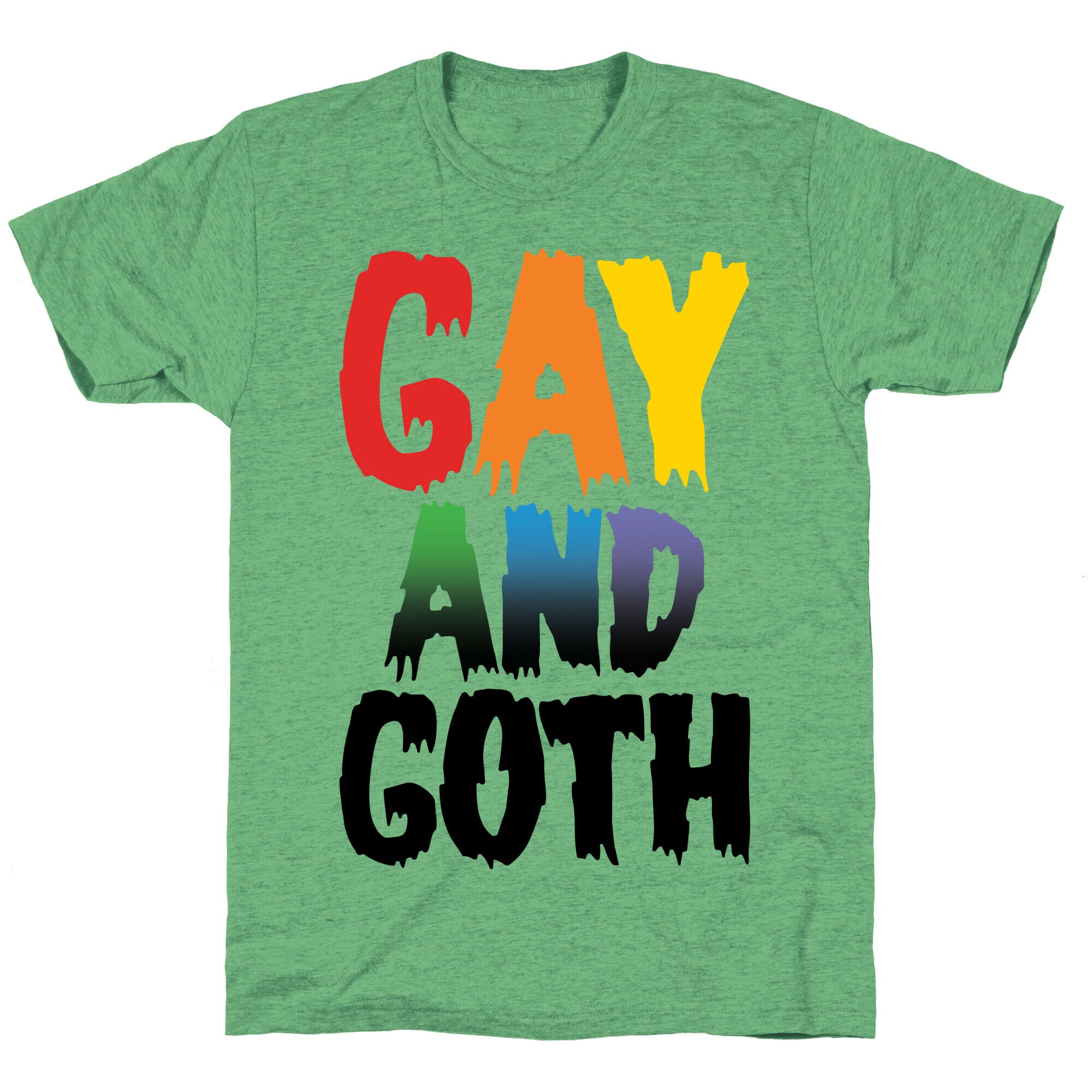 Gay and Goth Unisex Triblend Tee