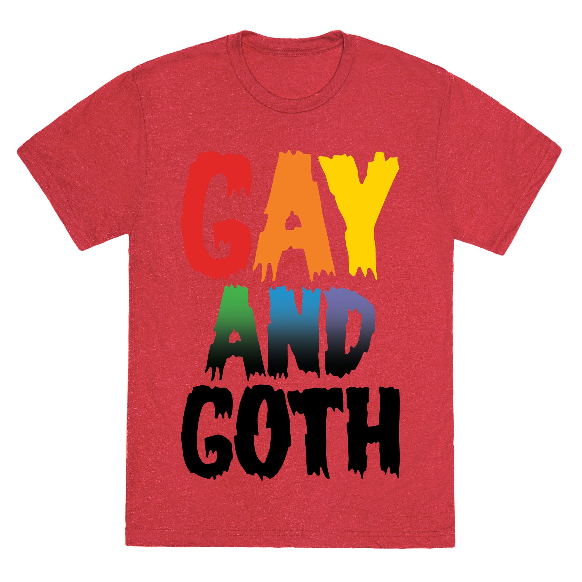 Gay and Goth Unisex Triblend Tee