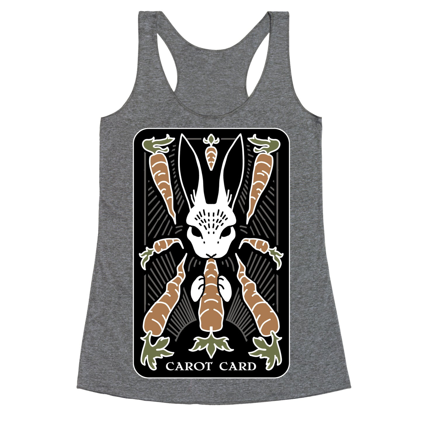 Carot Card Racerback Tank