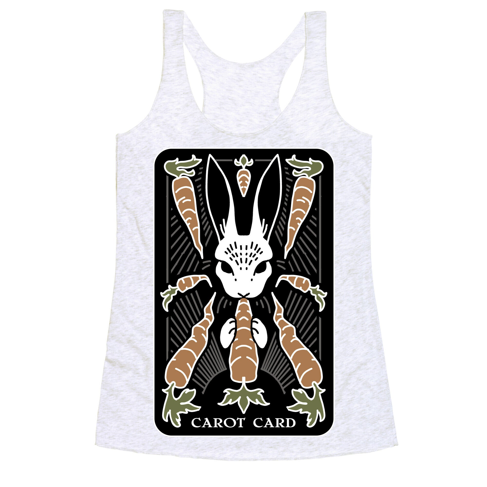 Carot Card Racerback Tank