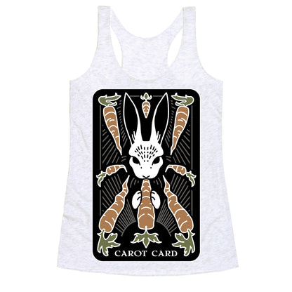 Carot Card Racerback Tank