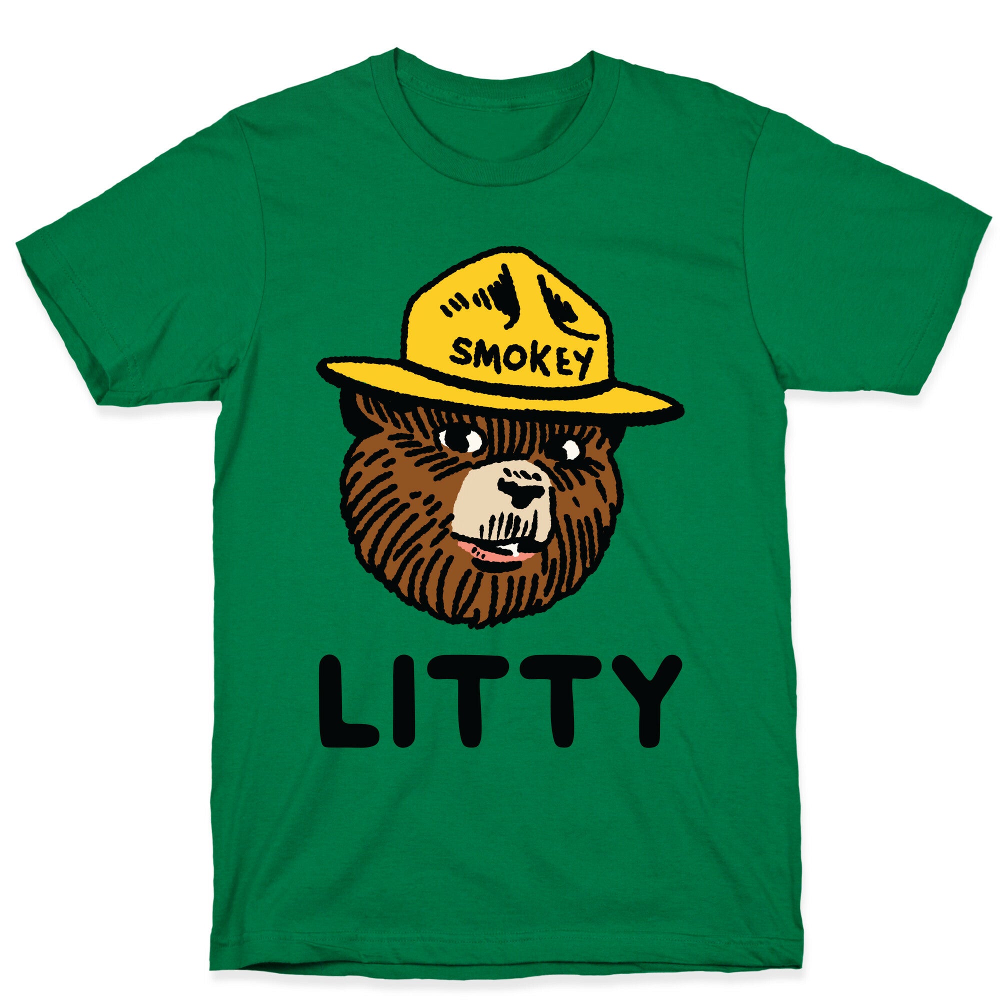Litty Smokey The Bear T-Shirt