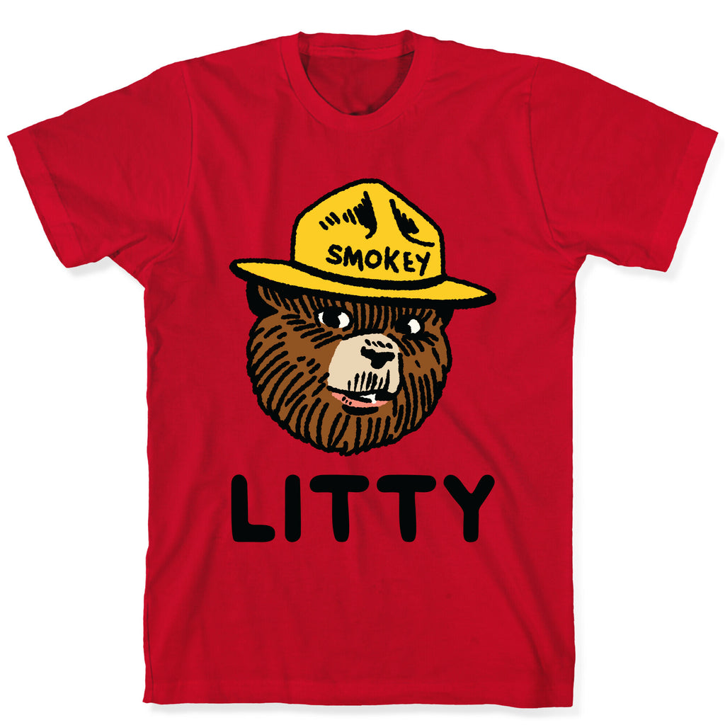Litty Smokey The Bear T-Shirt