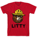 Litty Smokey The Bear T-Shirt