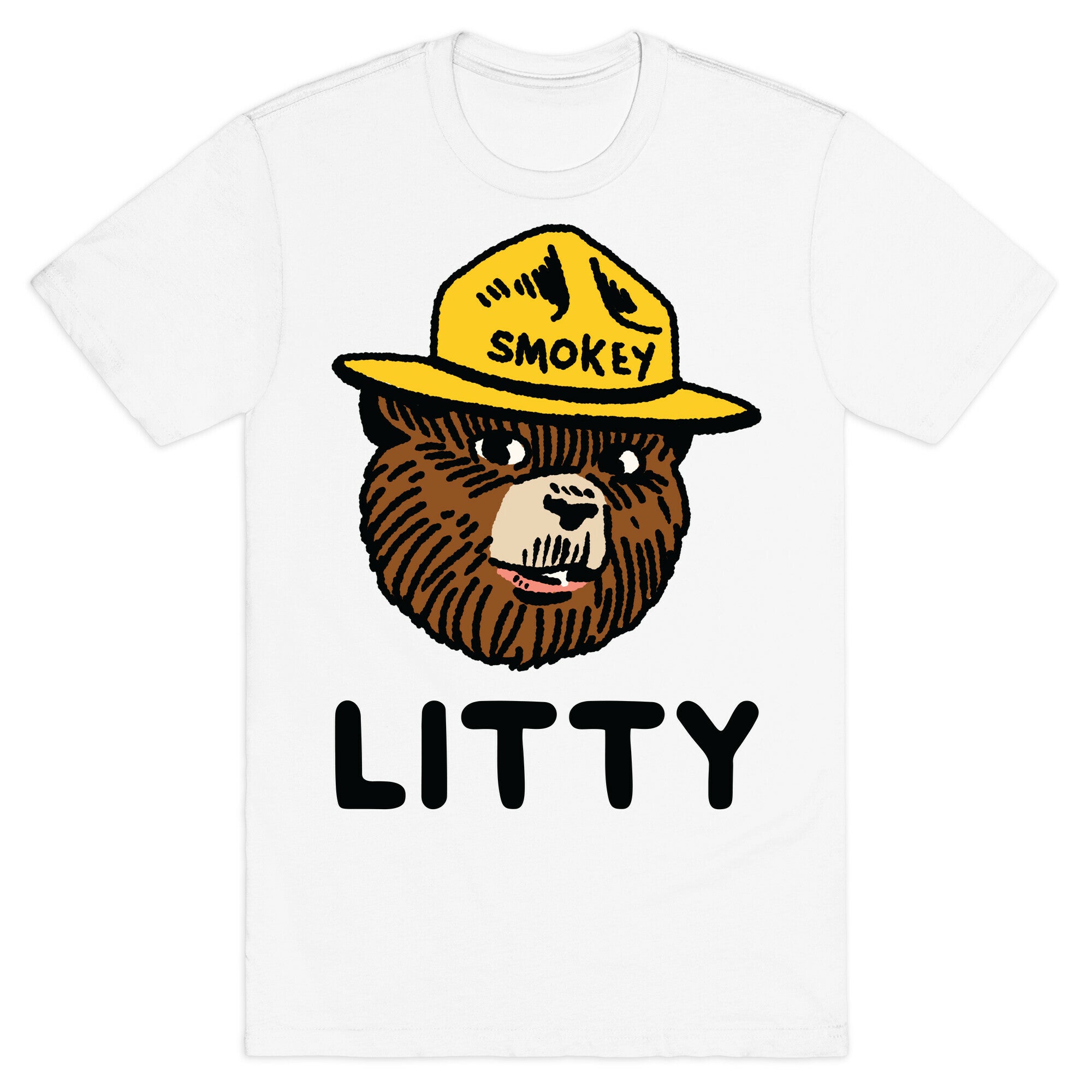 Litty Smokey The Bear T-Shirt