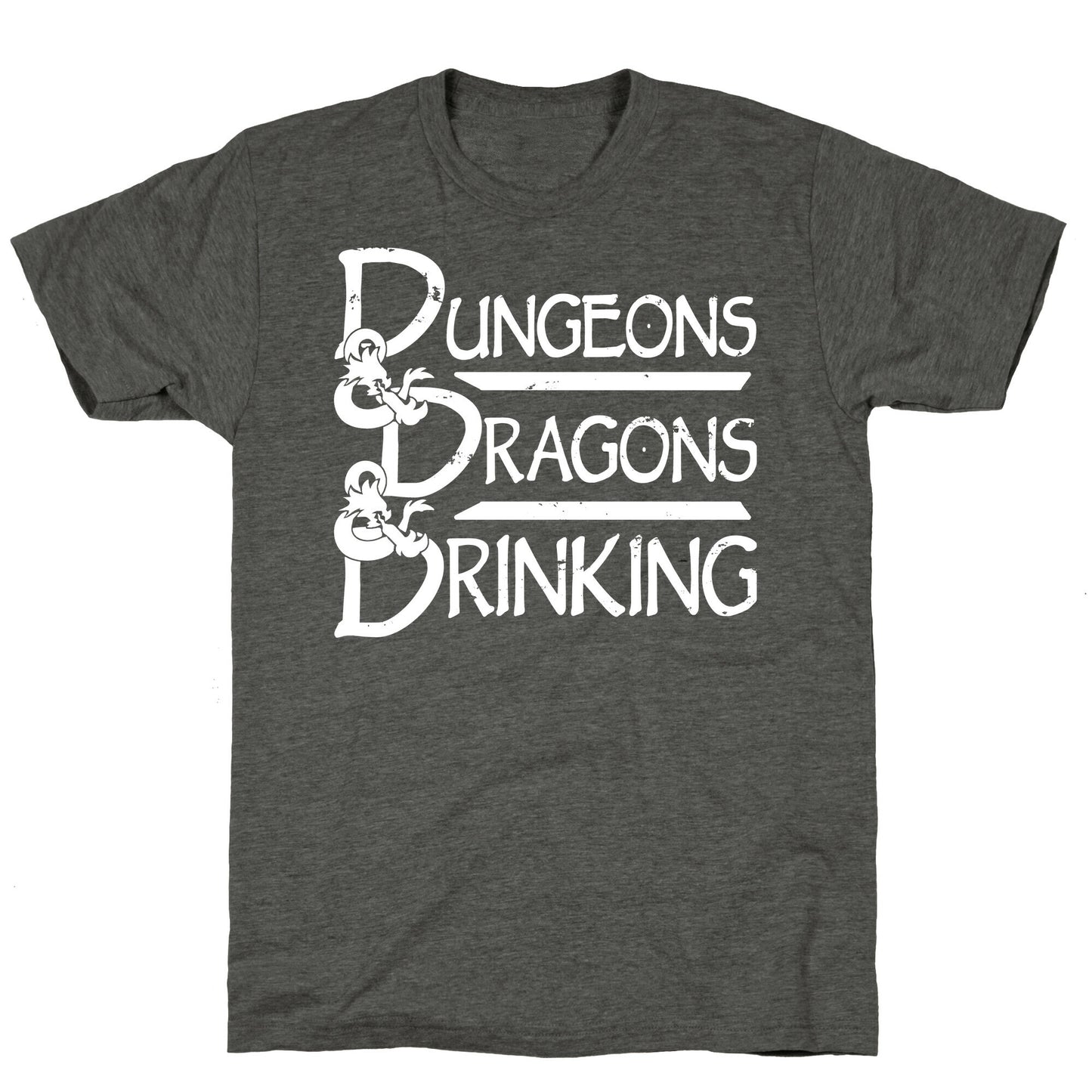 Dungeons & Dragons & Drinking Unisex Triblend Tee