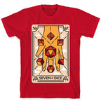 Seven of Dice - D&D Tarot T-Shirt