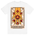 Seven of Dice - D&D Tarot T-Shirt