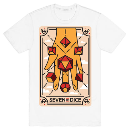 Seven of Dice - D&D Tarot T-Shirt