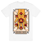 Seven of Dice - D&D Tarot T-Shirt