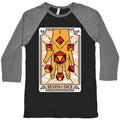 Seven of Dice - D&D Tarot Baseball Tee