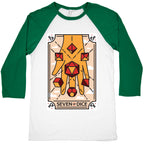 Seven of Dice - D&D Tarot Baseball Tee