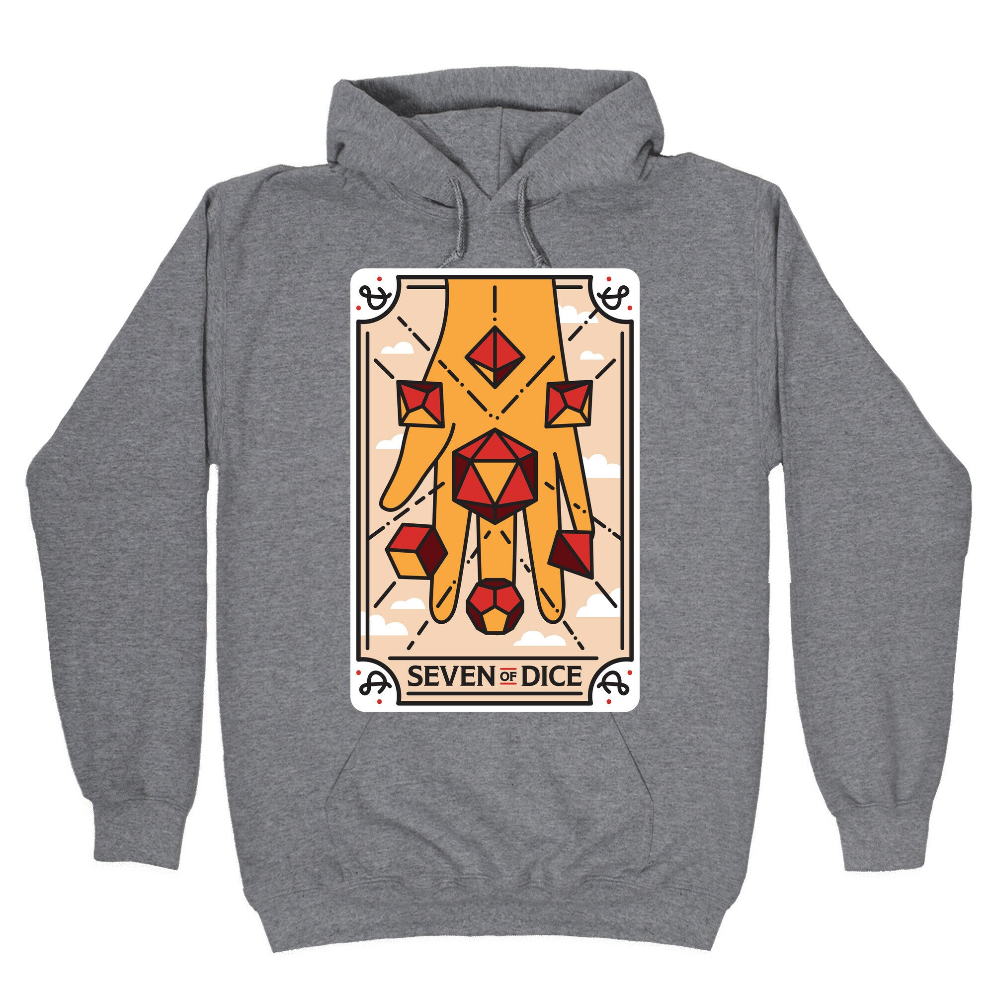 Seven of Dice - D&D Tarot Hoodie