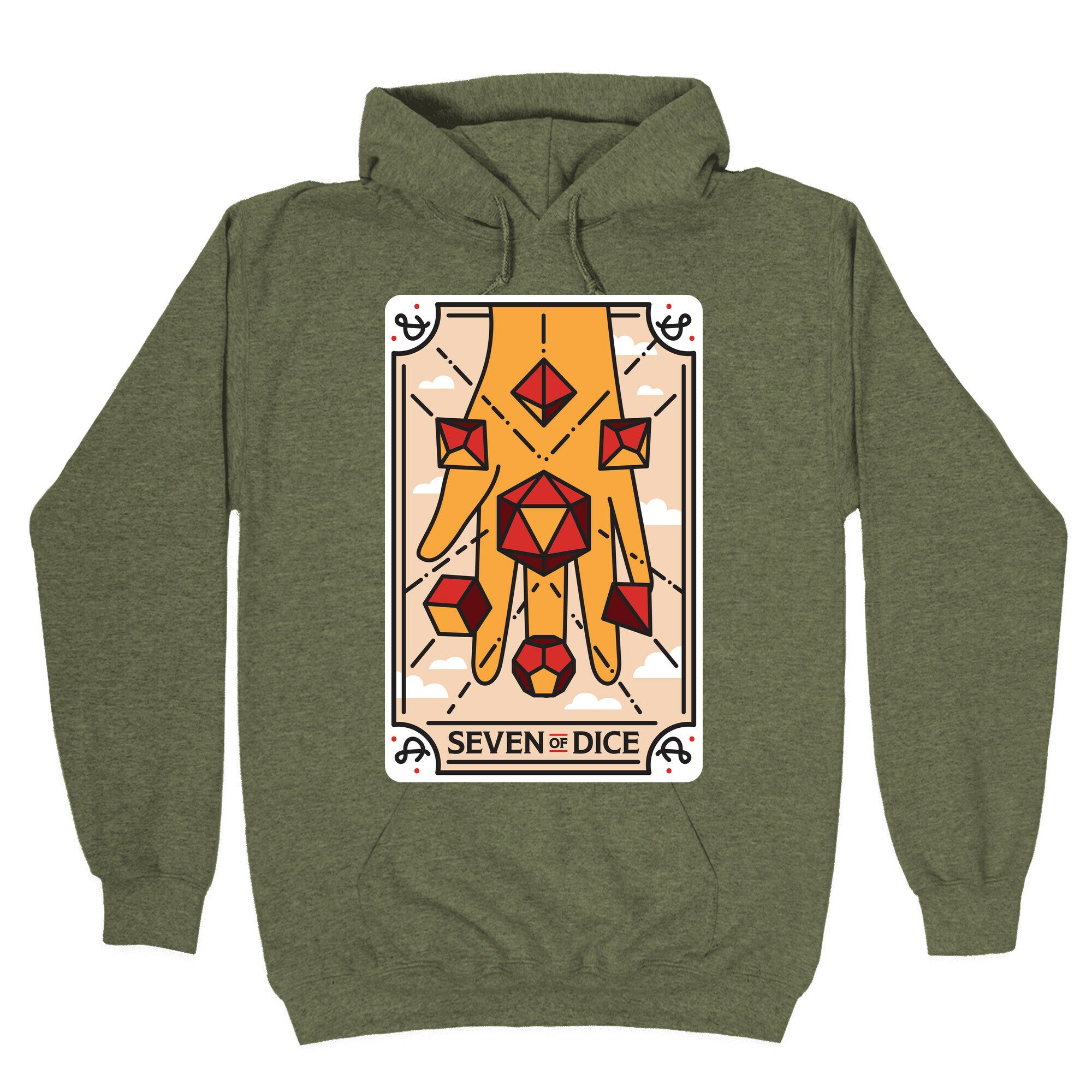 Seven of Dice - D&D Tarot Hoodie