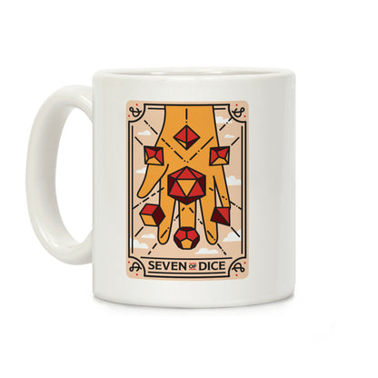 Seven of Dice - D&D Tarot Coffee Mug