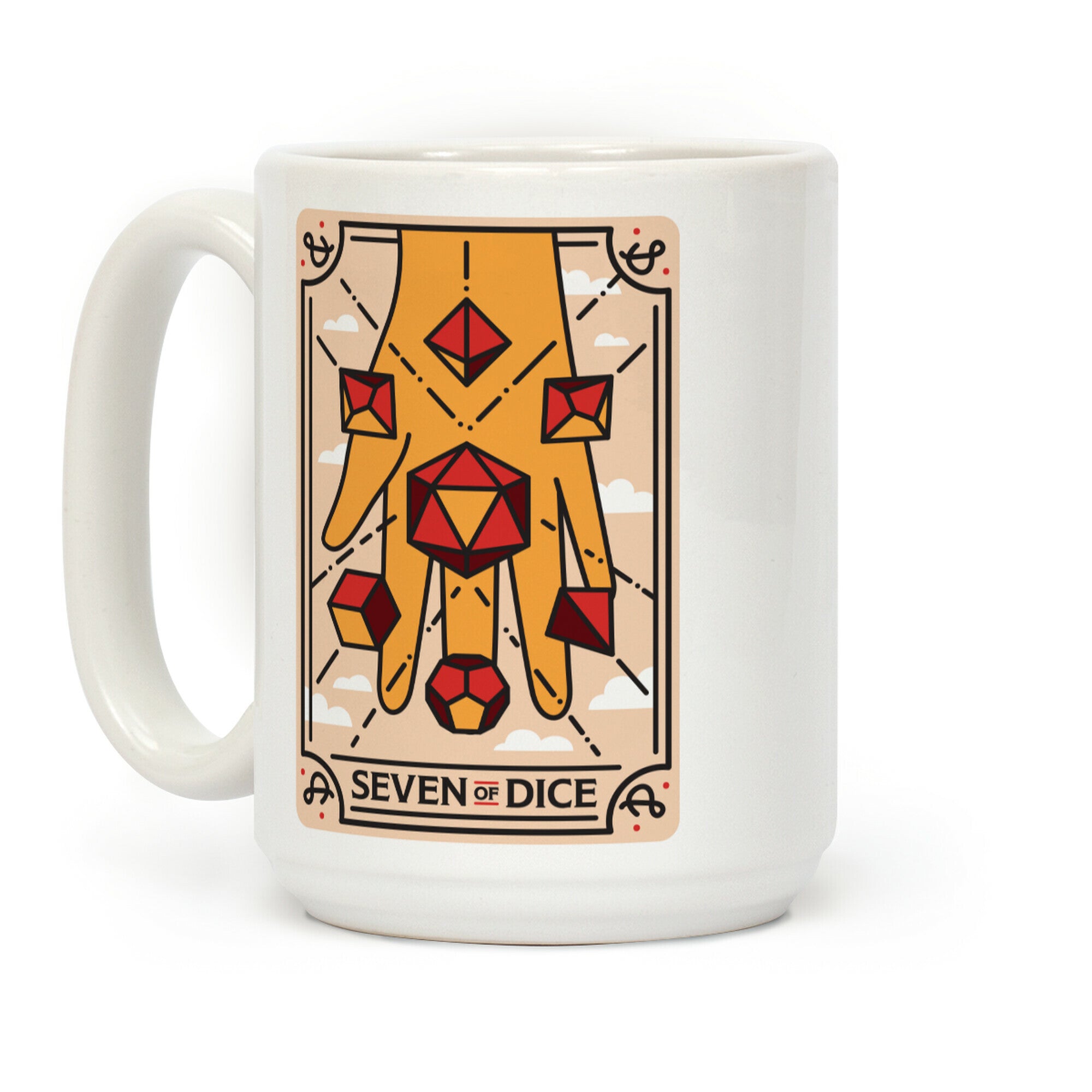 Seven of Dice - D&D Tarot Coffee Mug