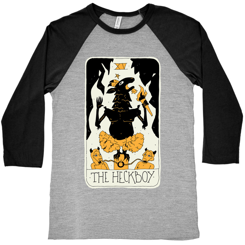 The Heckboy Tarot Card Baseball Tee
