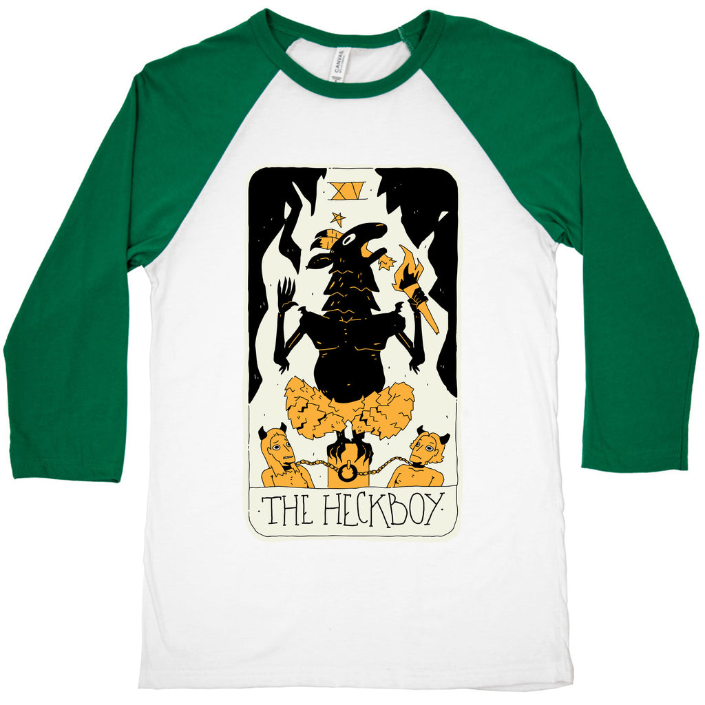 The Heckboy Tarot Card Baseball Tee