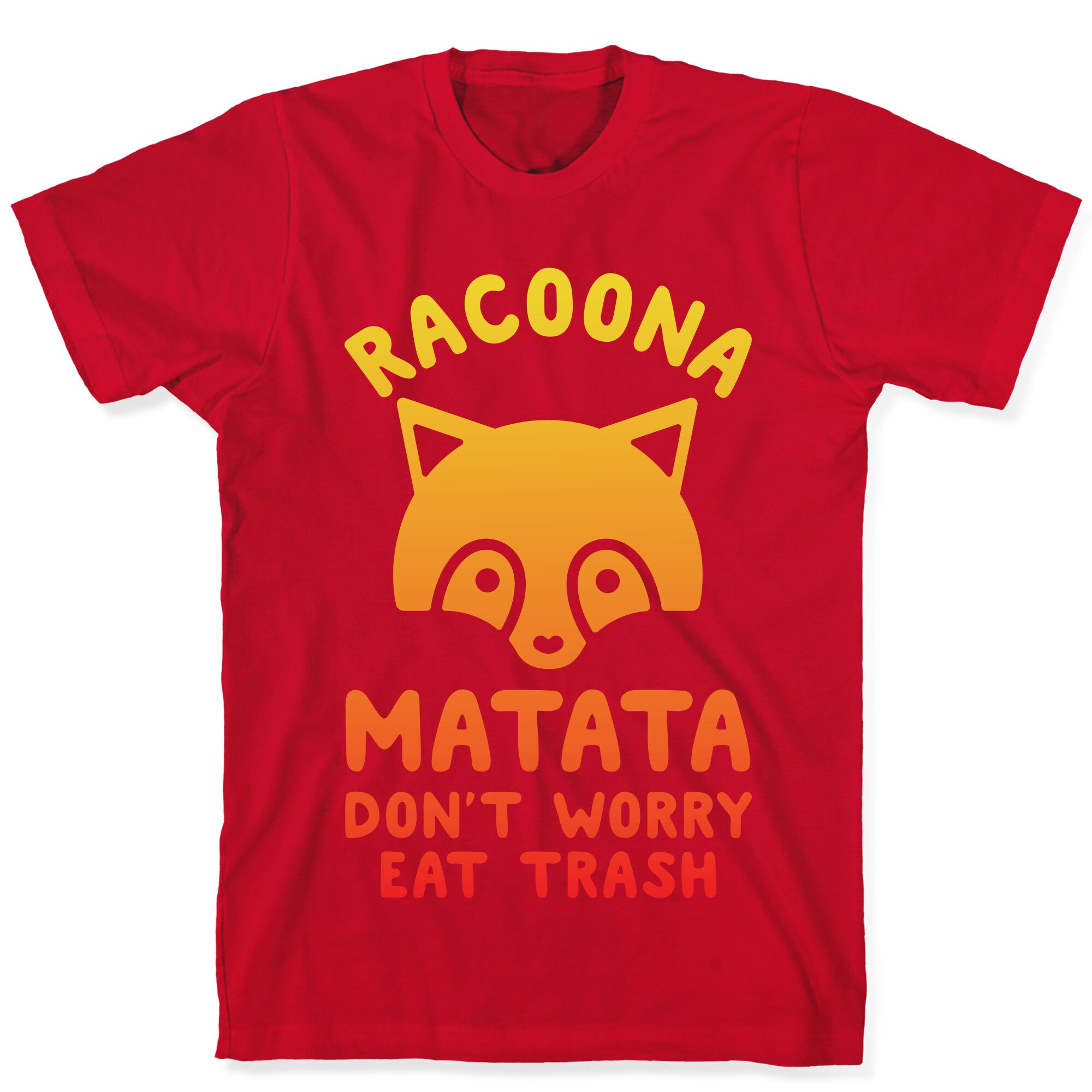 Raccoona Matata Ombre T-Shirt