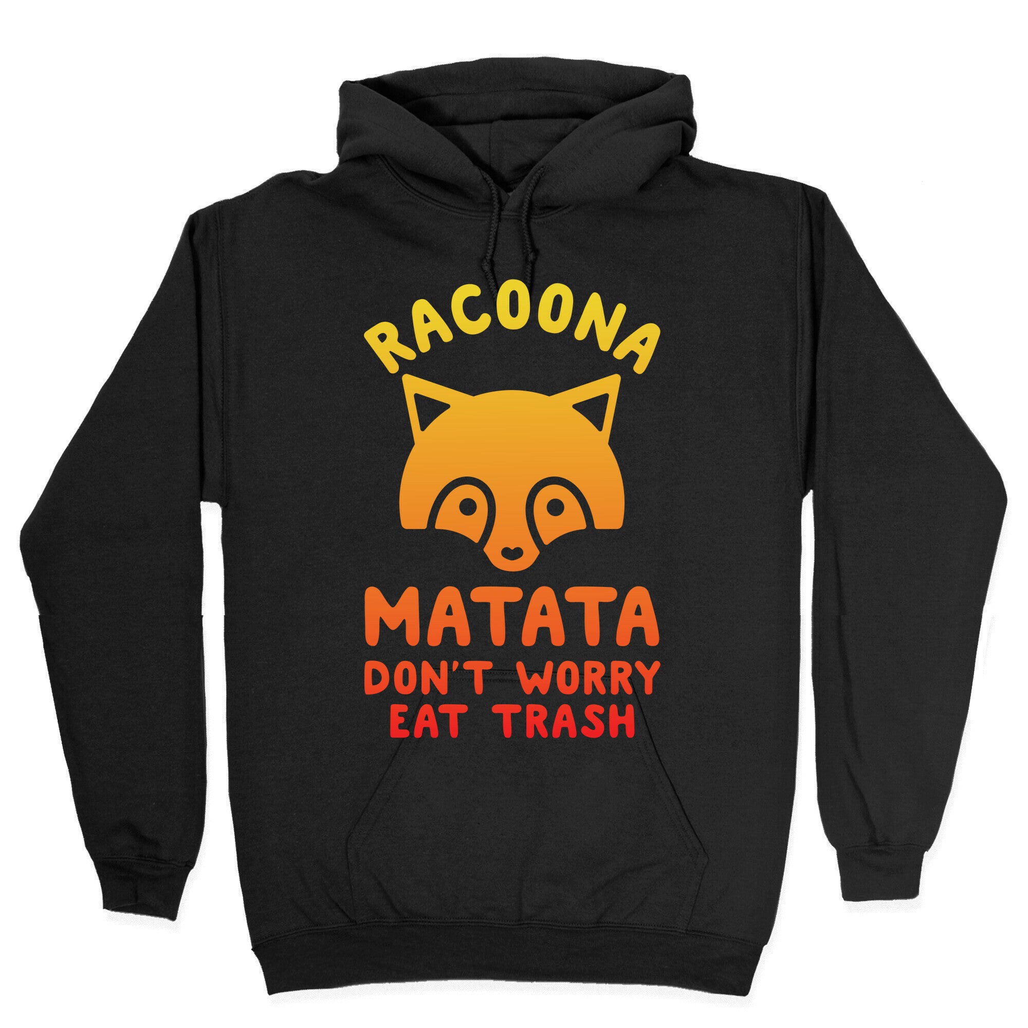 Raccoona Matata Ombre Hoodie