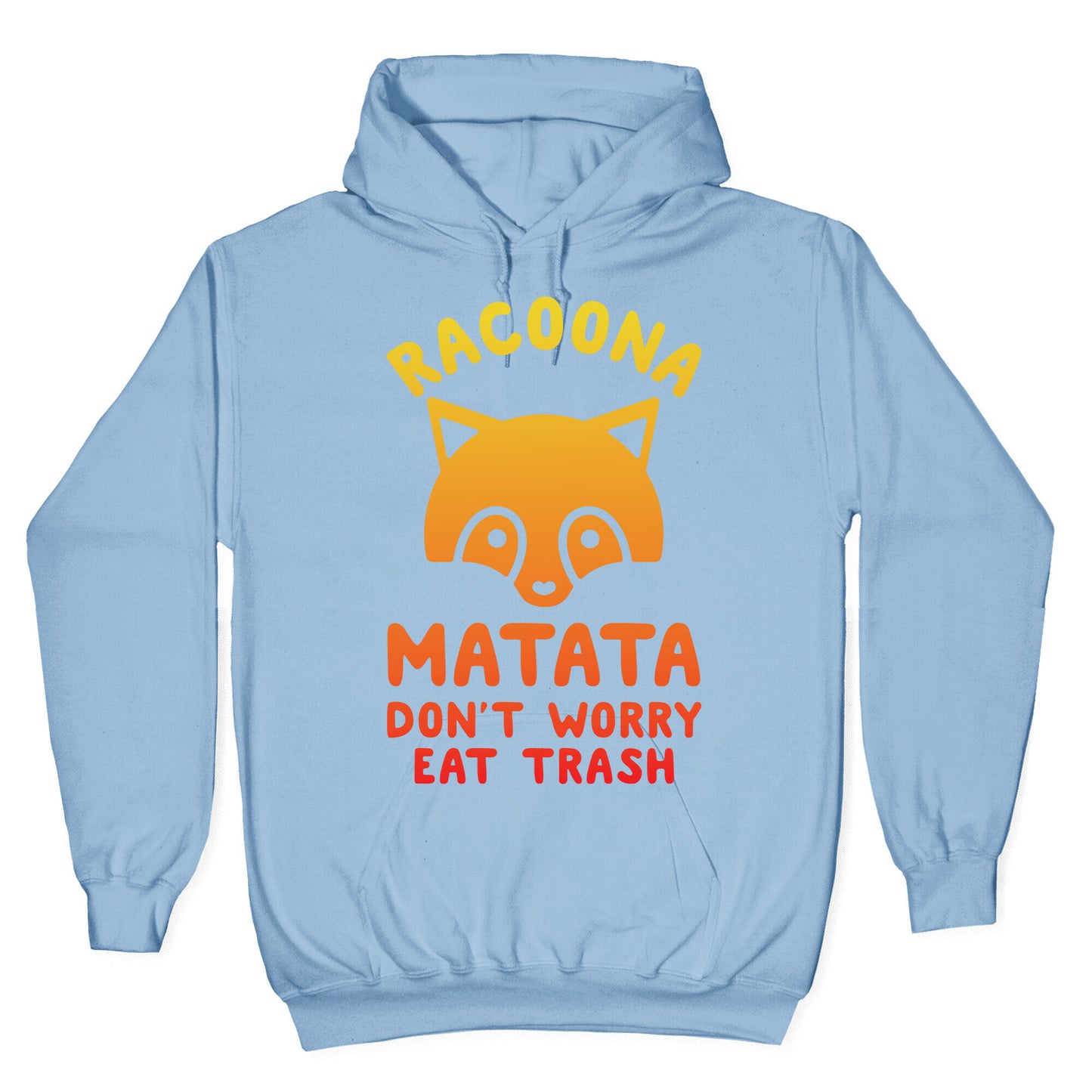 Raccoona Matata Ombre Hoodie