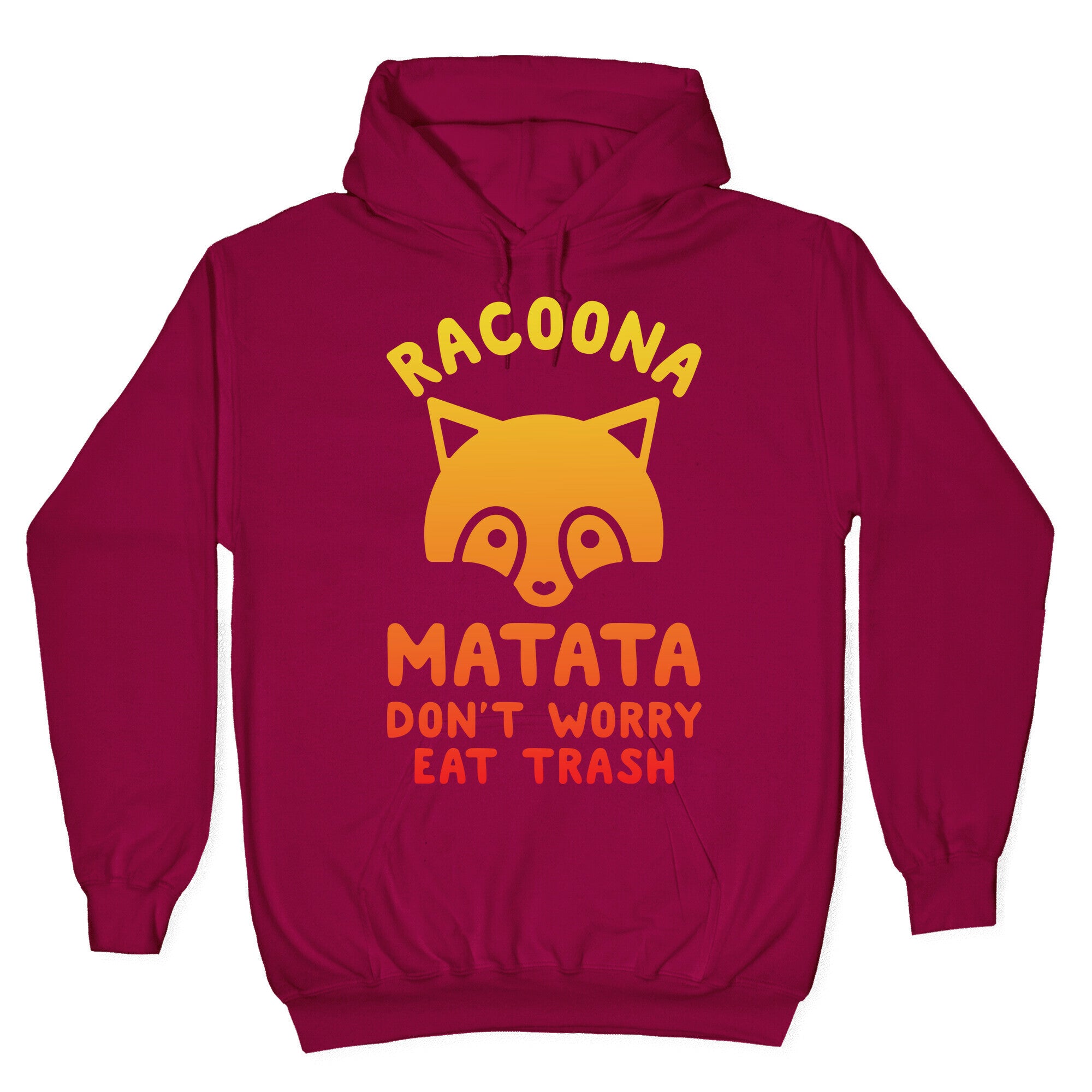 Raccoona Matata Ombre Hoodie