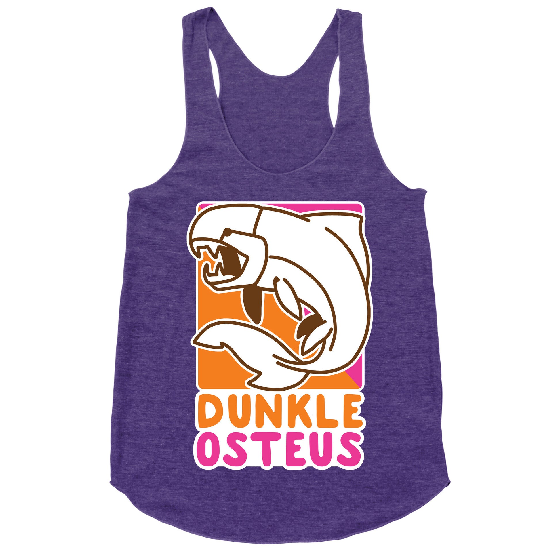 Dunkin' Dunkleosteus  Racerback Tank