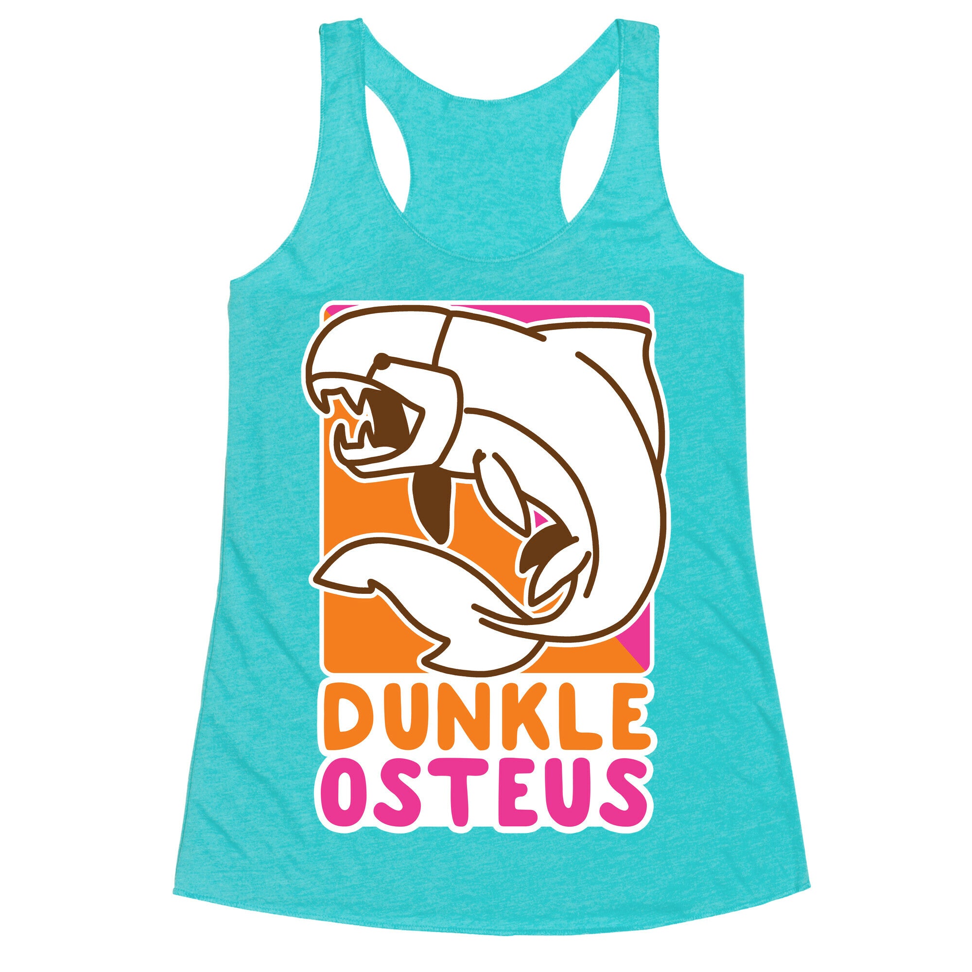Dunkin' Dunkleosteus  Racerback Tank