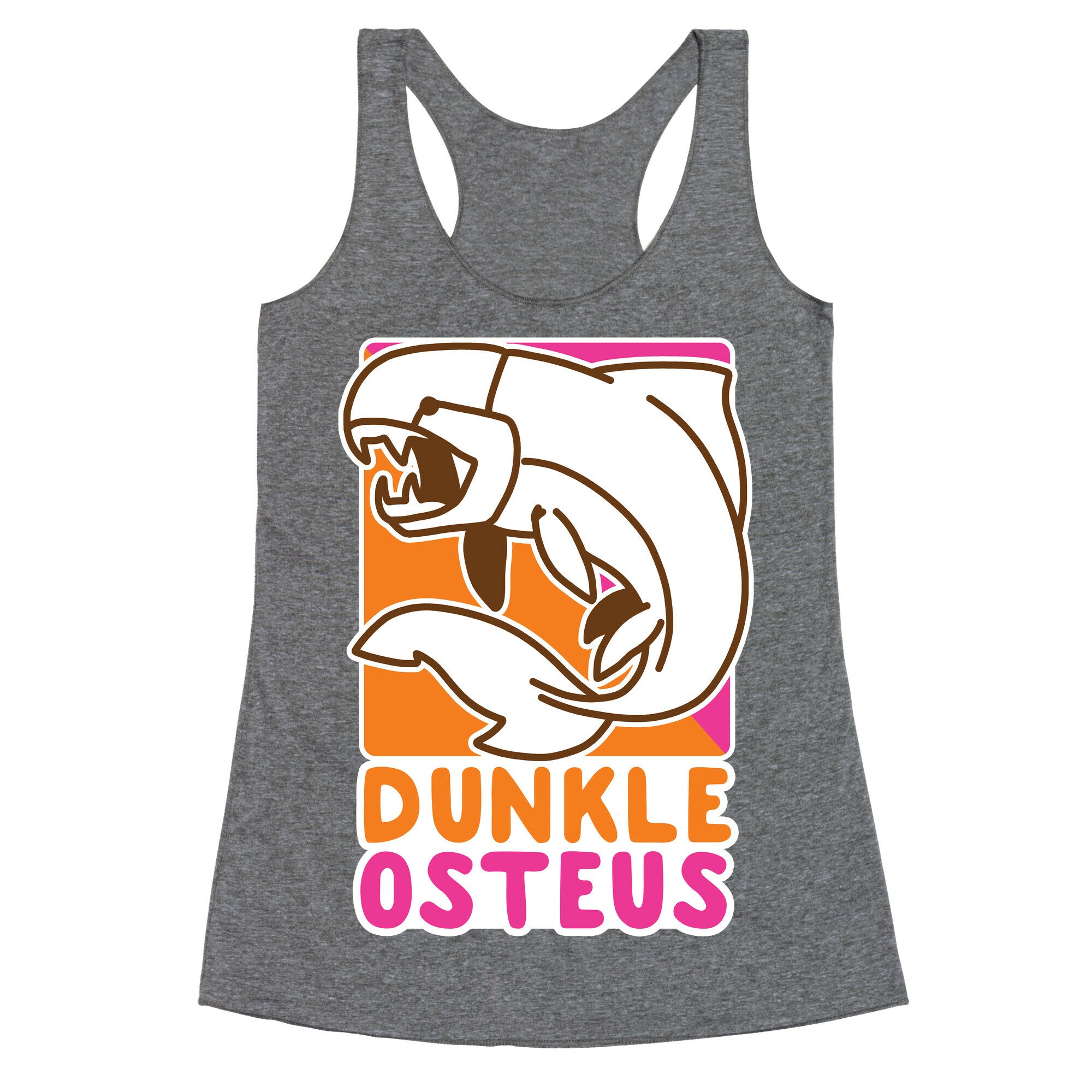 Dunkin' Dunkleosteus  Racerback Tank