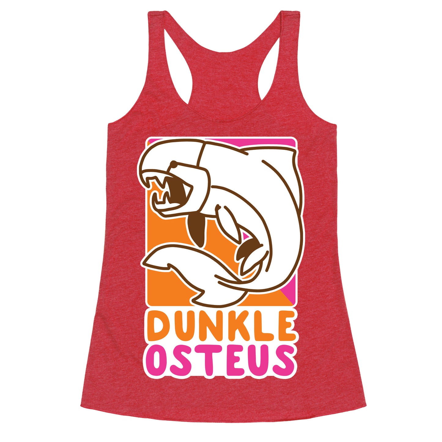 Dunkin' Dunkleosteus  Racerback Tank