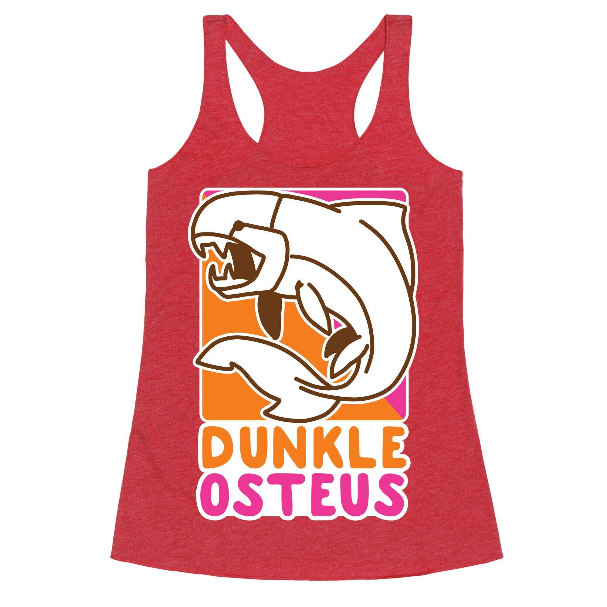 Dunkin' Dunkleosteus  Racerback Tank