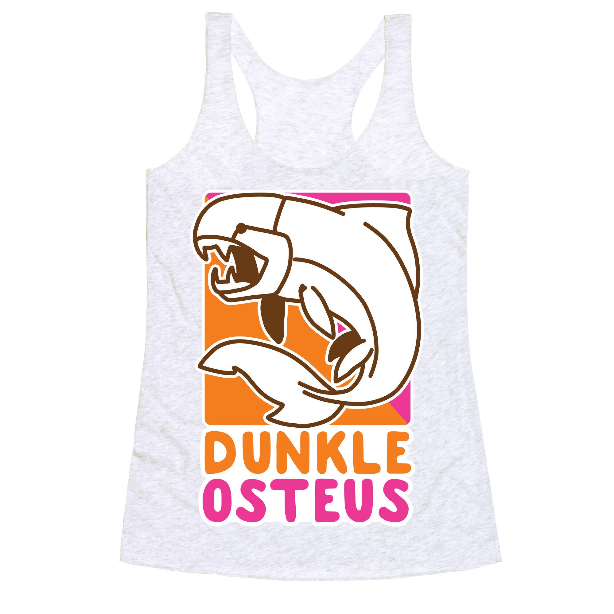 Dunkin' Dunkleosteus  Racerback Tank