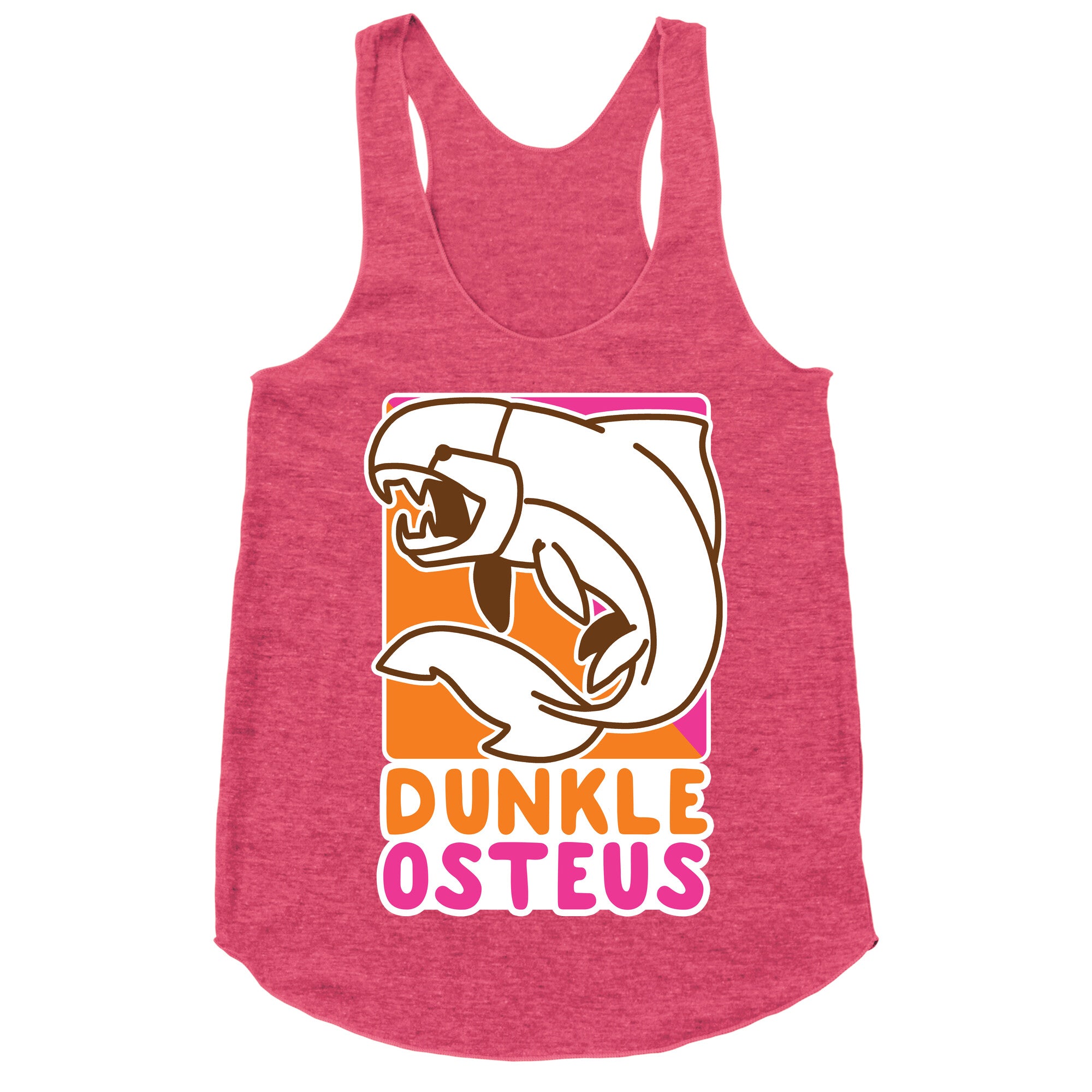 Dunkin' Dunkleosteus  Racerback Tank