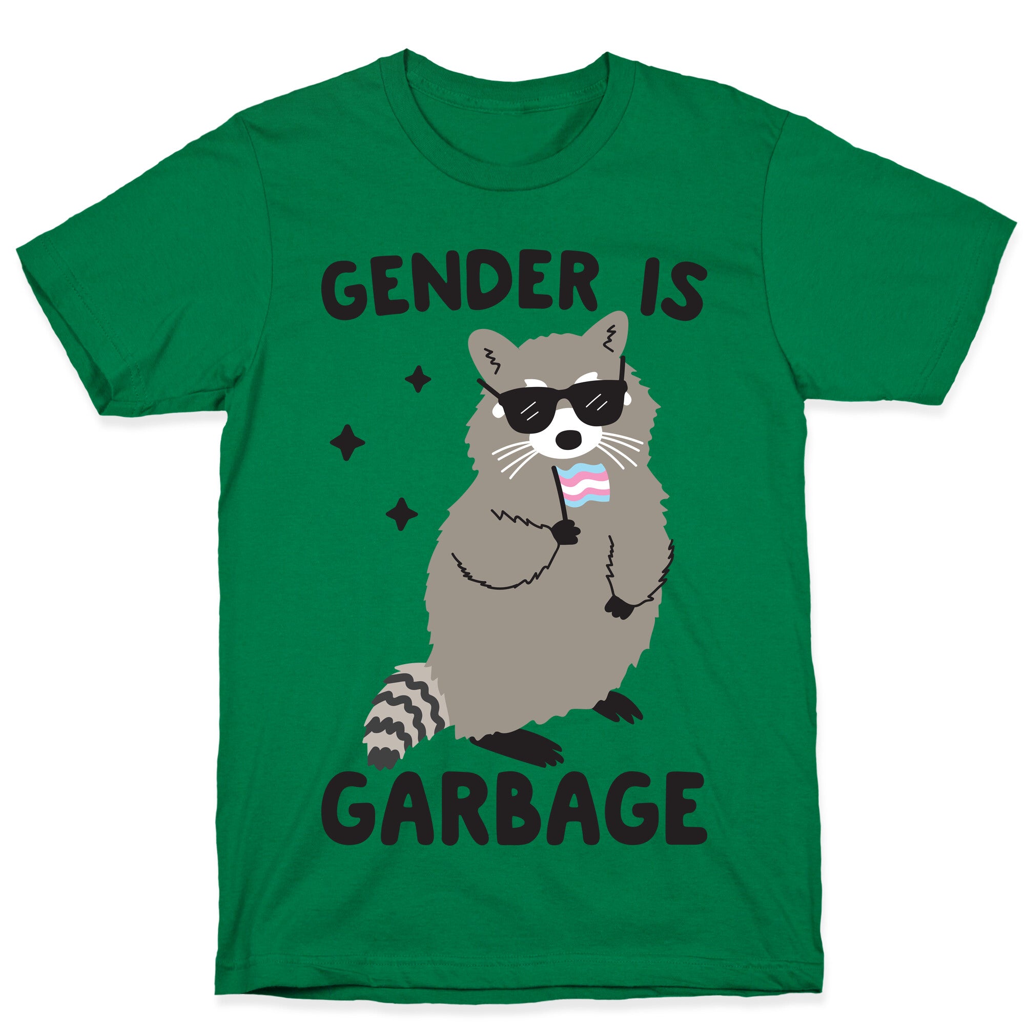 Gender Is Garbage Trans Raccoon T-Shirt