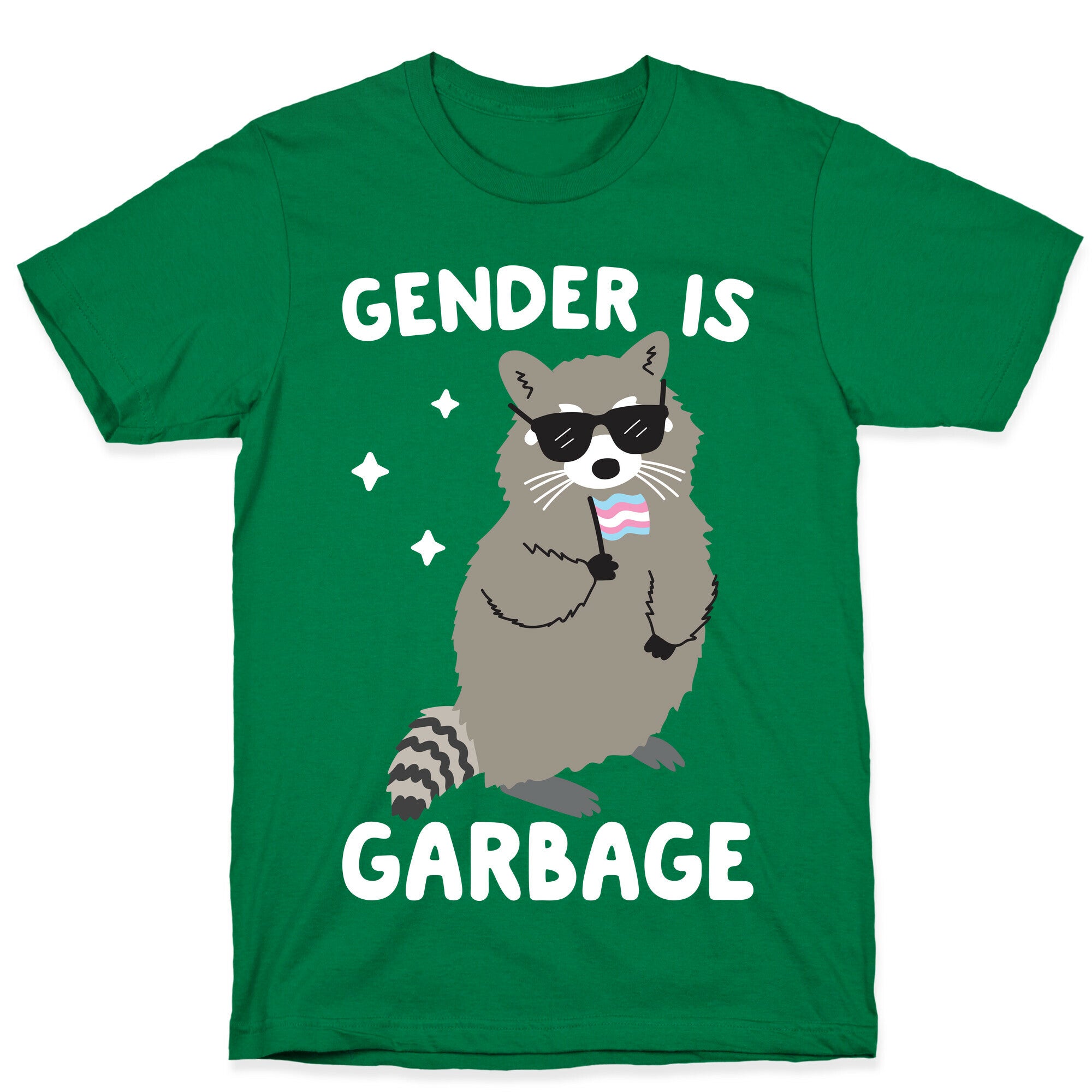 Gender Is Garbage Trans Raccoon T-Shirt
