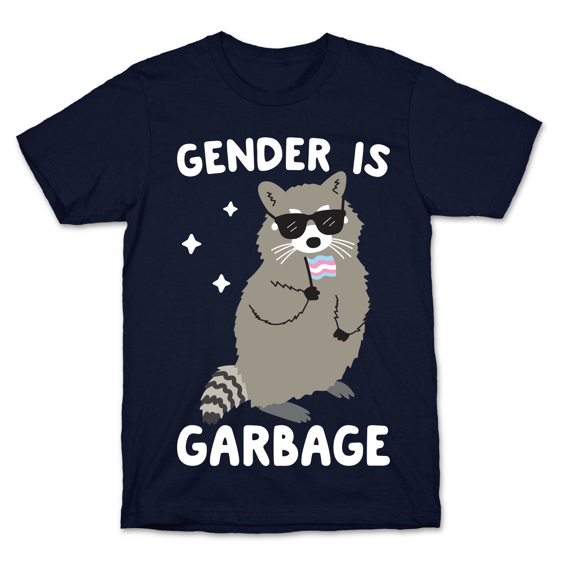 Gender Is Garbage Trans Raccoon T-Shirt