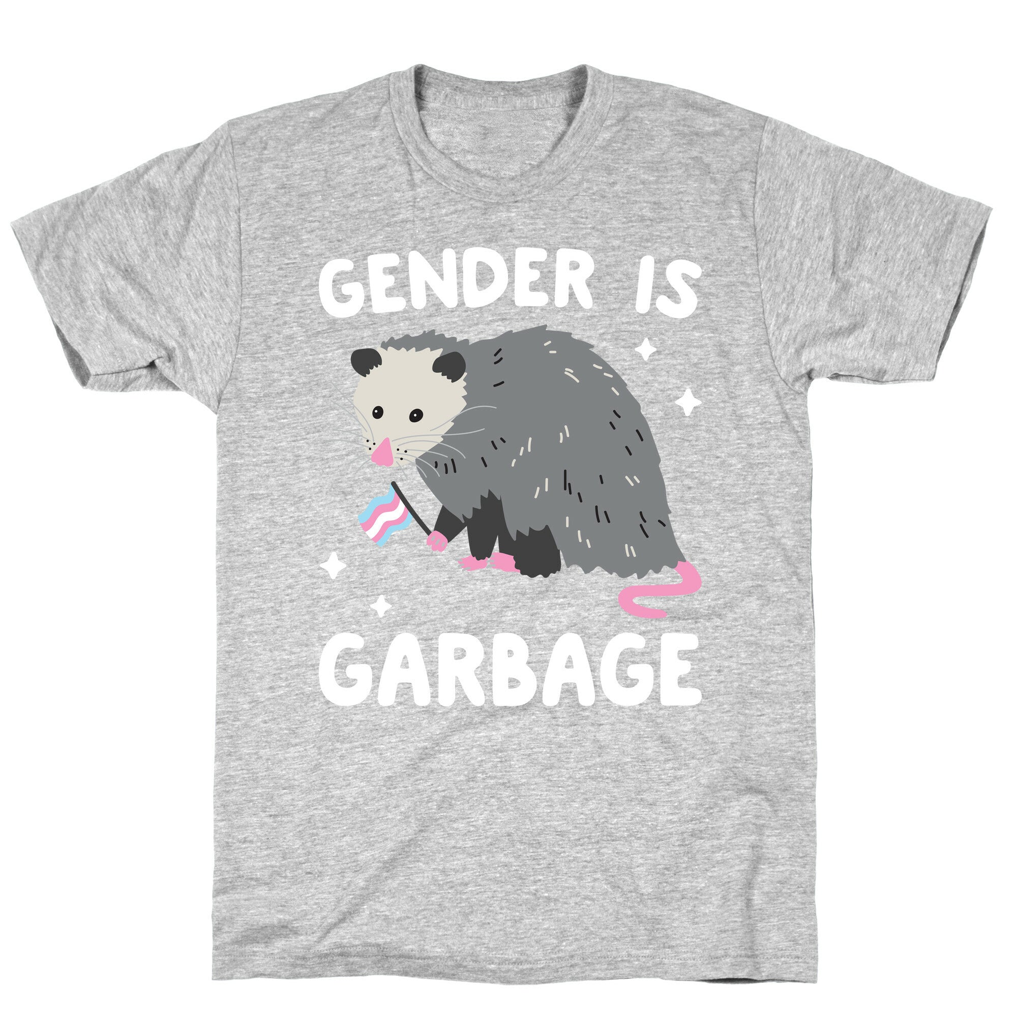 Gender Is Garbage Trans Opossum T-Shirt