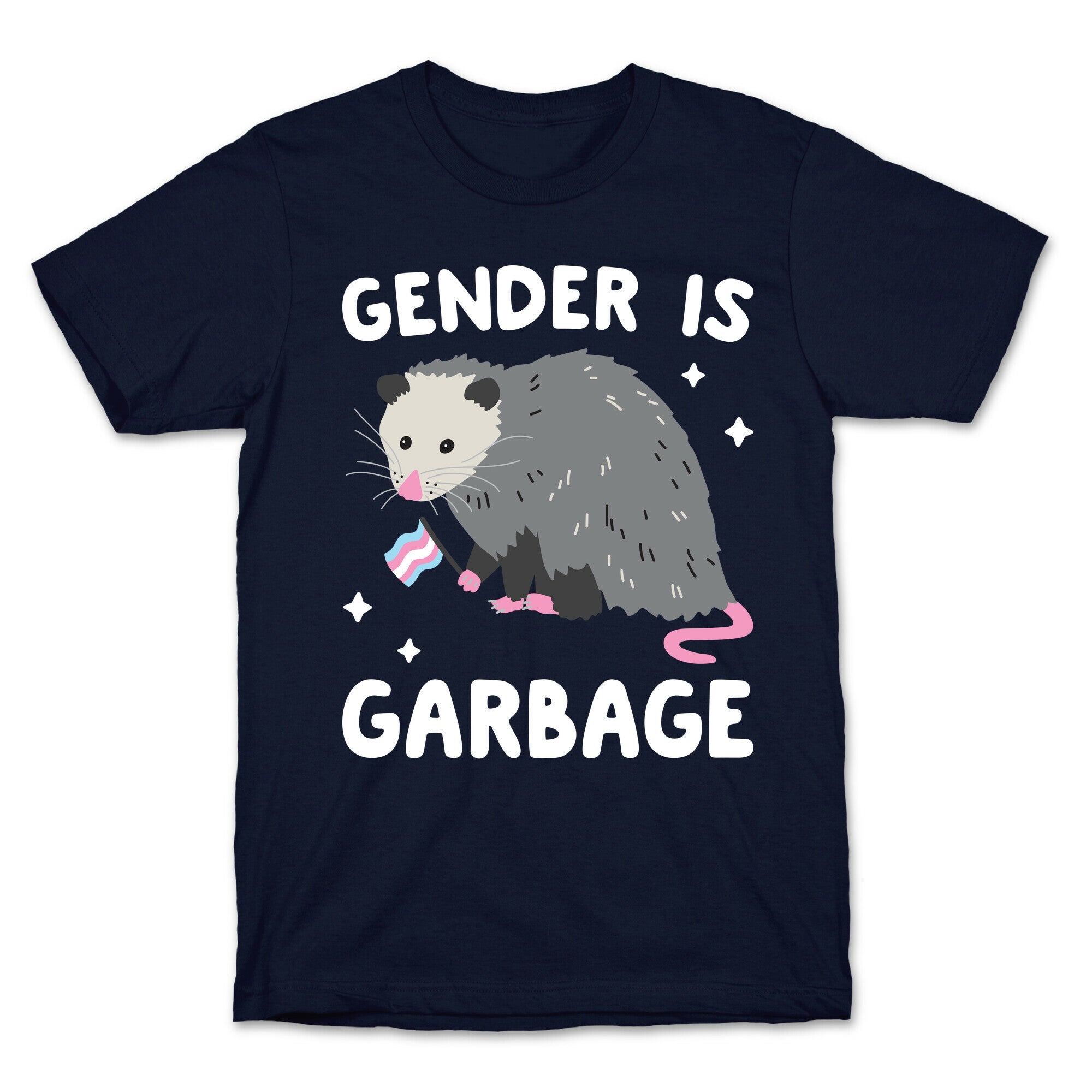 Gender Is Garbage Trans Opossum T-Shirt